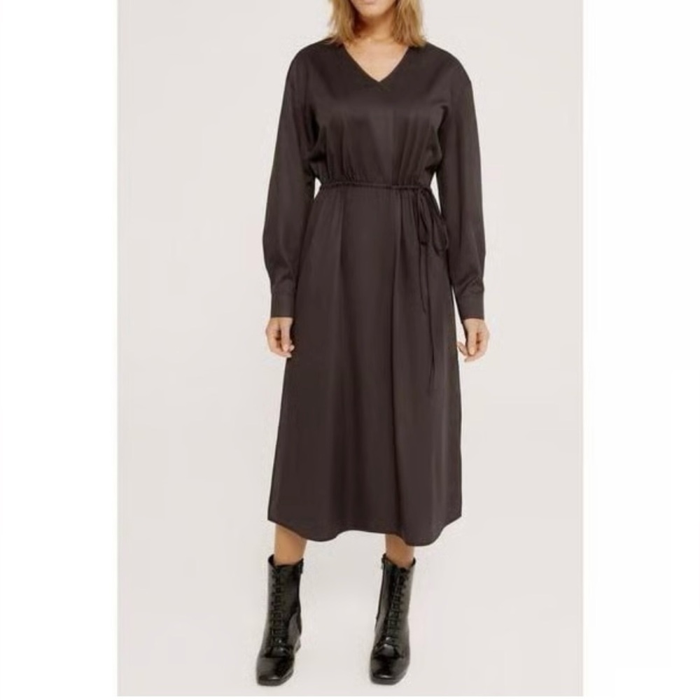 Harshman black midi dress size xs
